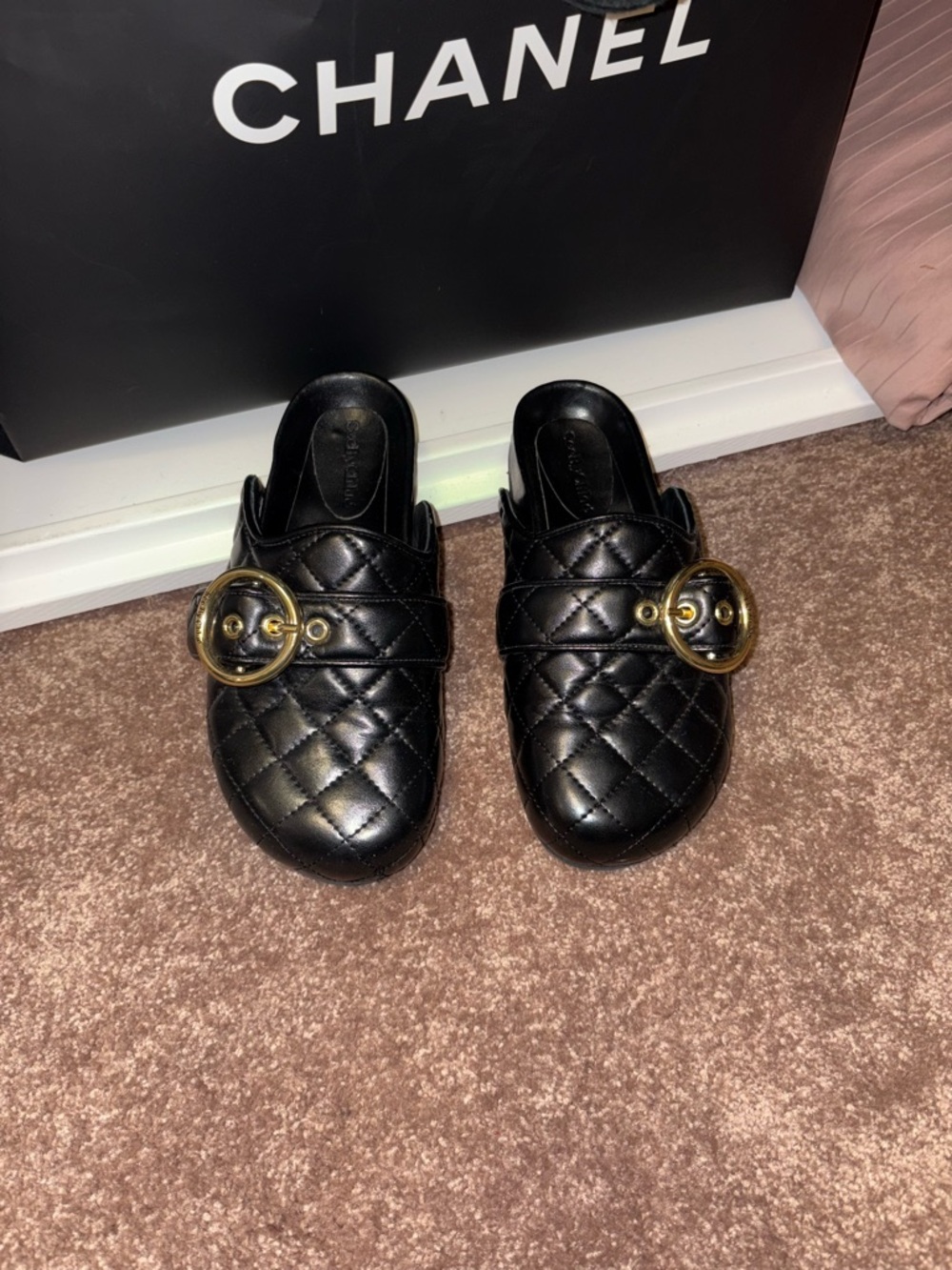 See by Chloé Women's Jodie
Quilted Buckled Slip On Mule